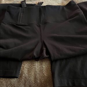 Black High-Waisted CC Bootcut Slacks